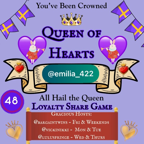 VICKINIKKI HAS TODAY’S QUEEN 💜
PLEASE GO THERE TO SHARE - Picture 4 of 13